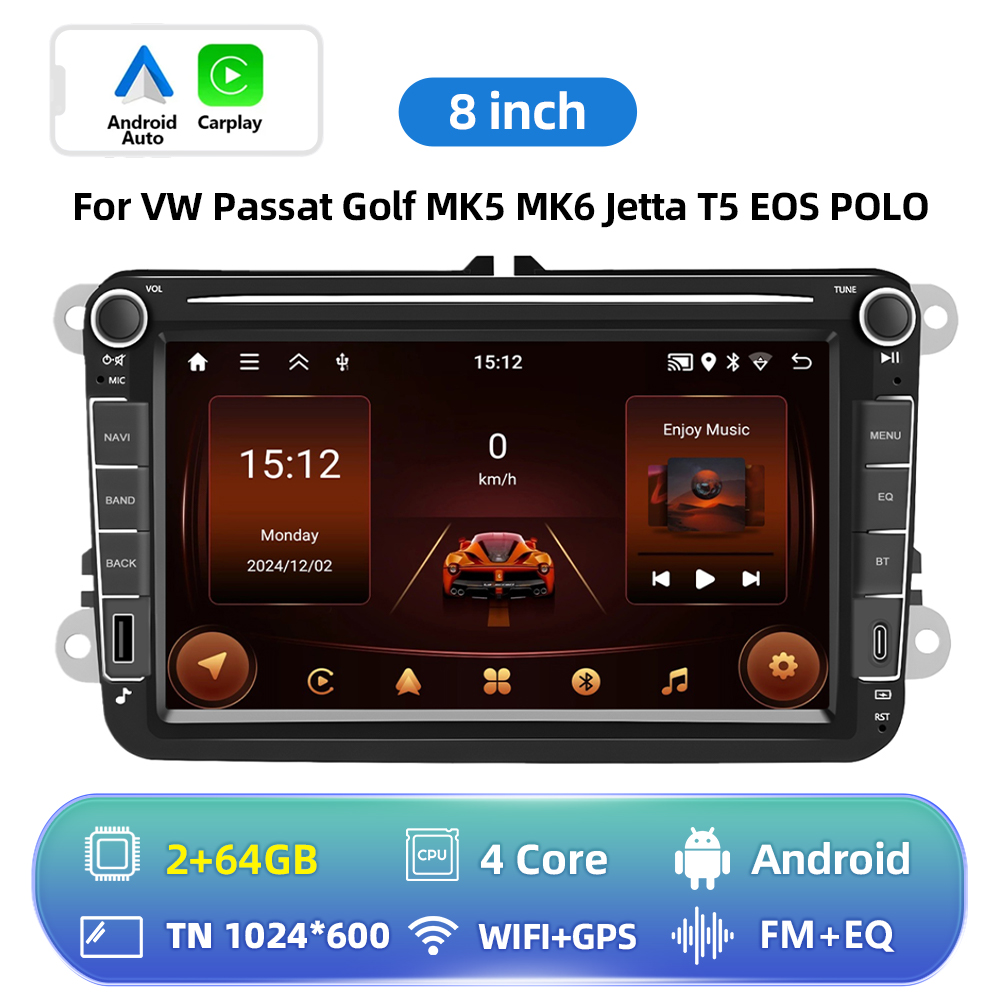 Radio Nawigacja Android 8